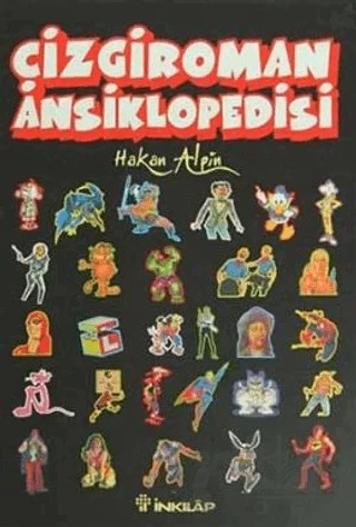 Çizgiroman Ansiklopedisi – Hakan Alpin – İnkılap Kitabevi kitap kapağı