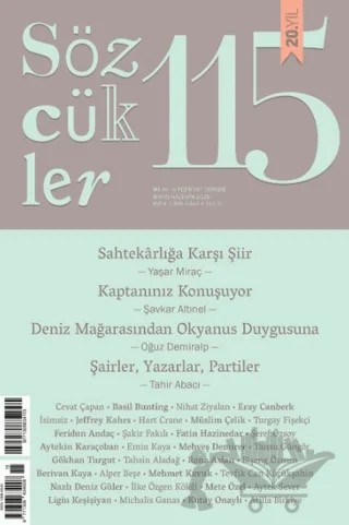 Sözcükler Dergisi 115. Sayı Mayıs - Haziran 2025 – Sözcükler Yayınları kitap kapağı