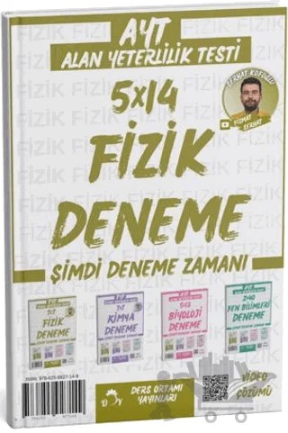 2025 AYT Fizik Deneme 5x14 – Kollektif – Ders Ortamı Yayınları kitap kapağı