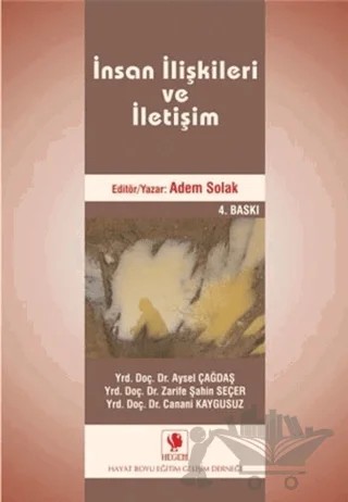 İnsan İlişkileri ve İletişim – Adem Solak – Hegem Yayınları kitap kapağı