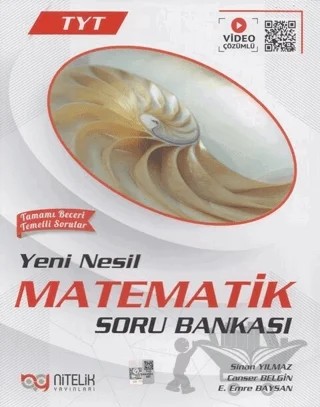 Nitelik YKS TYT Yeni Nesil Matematik Soru Kitabı Video Çözümlü – Canser Belgin, E. Emre Baysan, Sinan Yılmaz – Nitelik Yayınları kitap kapağı