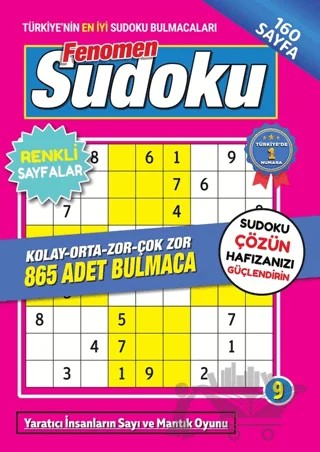 Fenomen Sudoku 9 – Kolektif – Maxi Yayıncılık kitap kapağı
