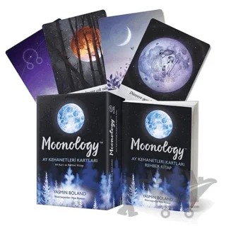 Moonology Ay Kehanetleri Kartları – Yasmin Boland – Butik Yayınları kitap kapağı