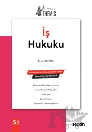 THEMIS - İş Hukuku Konu Kitabı – Deniz Bayeren – Seçkin Yayıncılık kitap kapağı