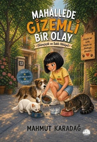 Mahallede Gizemli Bir Olay - Günçiçek ve Saklı Hikaye – Mahmut Karadağ – Odessa Yayınevi kitap kapağı
