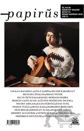 Papirüs 51. Sayı – Vedat Akdamar – Artshop Yayıncılık kitap kapağı