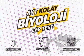 AYT Kolay Biyoloji Cep Test – Kolektif – Karekök Yayıncılık kitap kapağı
