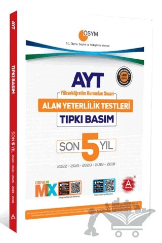 Son 5 Yıl AYT Tıpkı Basım Seti Deneme Paketi – Kolektif – A Yayınları kitap kapağı