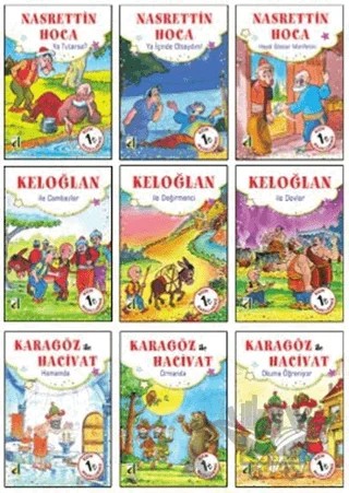 Bizim Masallarımız (9 Kitap Takım) – Kolektif – Genç Damla Yayınevi kitap kapağı