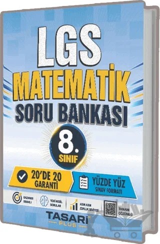 8. Sınıf LGS Matematik Çözümlü Soru Bankası – Kolektif – Tasarı Eğitim Yayınları kitap kapağı