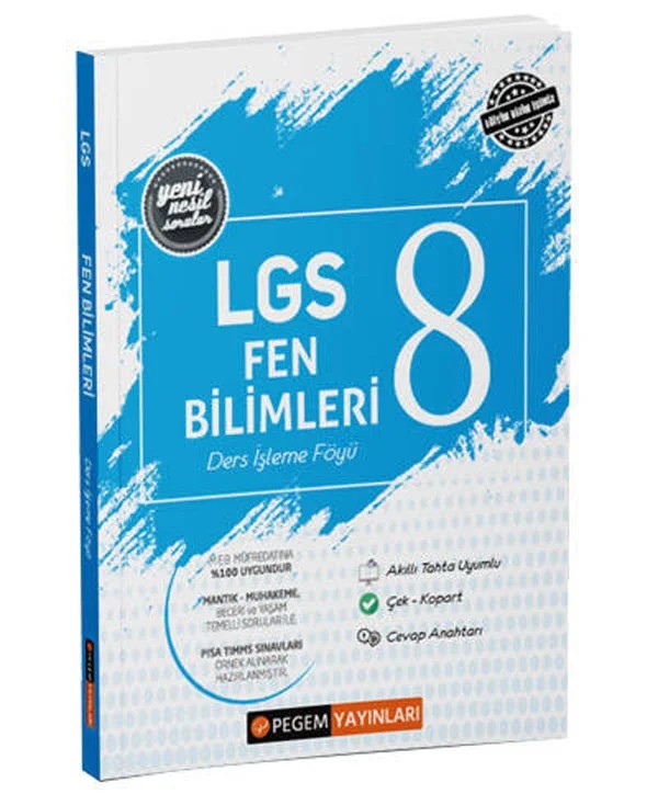 LGS Fen Bilimleri Ders İşleme Föyü – Pegem Akademi Yayıncılık kitap kapağı