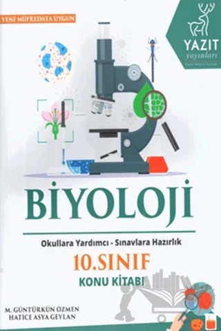 Yazıt 10. Sınıf Biyoloji Konu Kitabı – Hatice Asya Geylan, M. Güntürkün Özmen – Yazıt Yayıncılık kitap kapağı