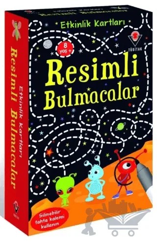 Etkinlik Kartları - Resimli Bulmacalar – Sarah Khan – TÜBİTAK Yayınları kitap kapağı