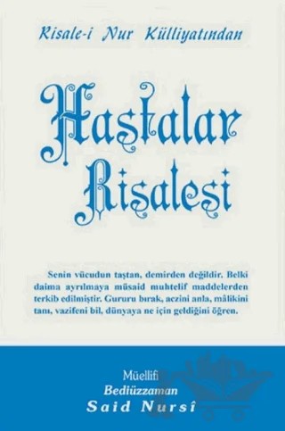 Hastalar Risalesi Normal Boy – Bediüzzaman Said Nursi – Envar Neşriyat kitap kapağı