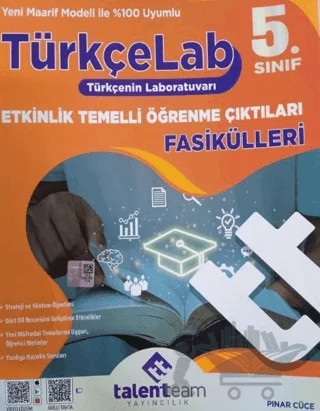 5. Sınıf TürkçeLab (Etkinlik Temelli Öğrenme Çıktıları Fasikülleri) – Koleksiyon – Talentteam Yayıncılık kitap kapağı