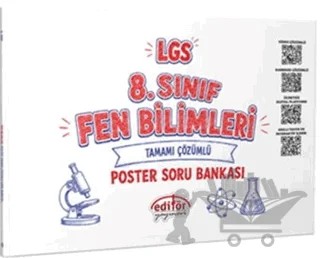 8. LGS Sınıf Fen Bilimleri Poster Soru Bankası – Kolektif – Editör Yayınevi kitap kapağı