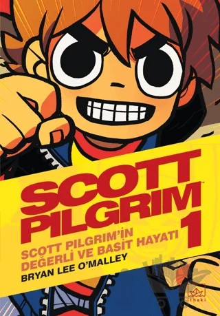 Scott Pilgrim 1: Scott Pilgrim’in Değerli ve Basit Hayatı – Bryan Lee O'Malley – İthaki Yayınları kitap kapağı