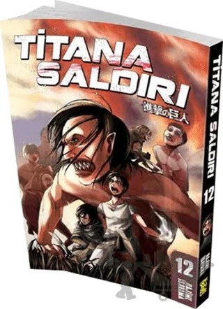 Titana Saldırı 12 – Hajime İsayama – Gerekli Şeyler Yayıncılık kitap kapağı