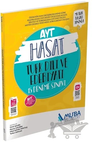 AYT Türk Dili ve Edebiyatı Hasat 15 Deneme Sınavı – Ümit Şahin, Necla Çevrim – Muba Yayınları kitap kapağı