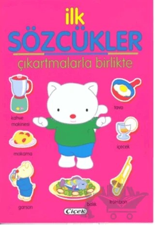 İlk Sözcükler - Pembe – Kolektif – Çiçek Yayıncılık kitap kapağı