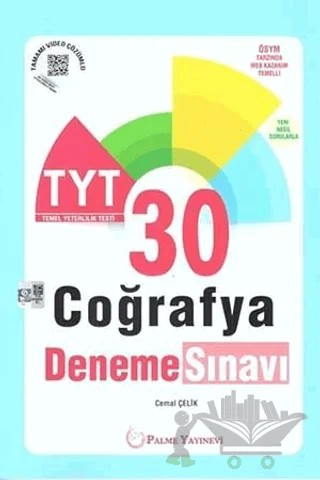 Palme YKS TYT Coğrafya 30 Deneme Sınavı – Cemal Çelik – Palme Yayınları kitap kapağı