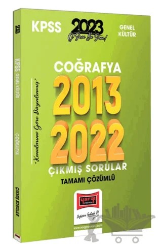2023 KPSS Coğrafya 2013-2022 Tamamı Çözümlü Çıkmış Sorular Yargı Yayınları – Kolektif – Yargı Yayınevi kitap kapağı