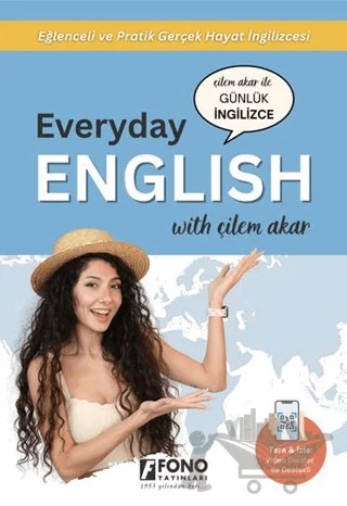 Everyday English with Çilem Akar (Çilem Akar ile Günlük İngilizce) – Çilem Akar – Fono Yayınları kitap kapağı