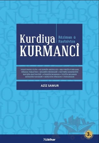 Kurdiya Kurmanci – Aziz Samur – Nubihar Yayınları kitap kapağı