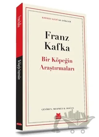 Bir Köpeğin Araştırmaları – Franz Kafka – Kırmızı Kedi Yayınevi kitap kapağı