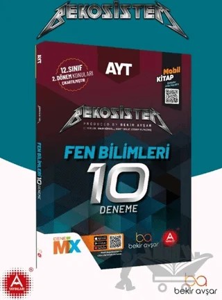 AYT Fen Bilimleri BekoSistem 10 lu Deneme – Kolektif – A Yayınları kitap kapağı