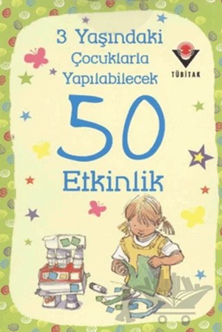 3 Yaşındaki Çocuklarla Yapılabilecek 50 Etkinlik – Caroline Young – TÜBİTAK Yayınları kitap kapağı