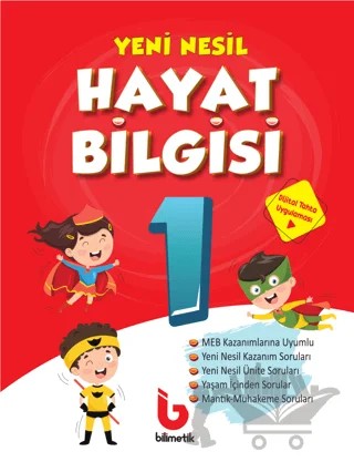 1. Sınıf Hayat Bilgisi Yeni Nesil – Kolektif – Bilimetik Yayınları kitap kapağı