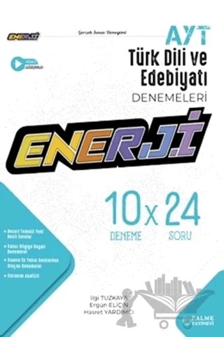 AYT Türk Dili ve Edebiyatı Enerji 10x24 Denemeleri – İlgi Tuzkaya, Ergün Elçin – Palme Yayınları kitap kapağı