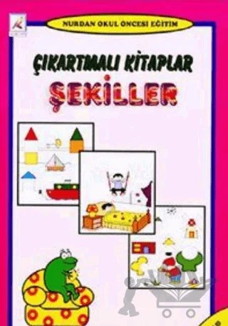 Çıkartmalı Kitaplar - Şekiller – Kolektif – Nurdan Yayınları kitap kapağı