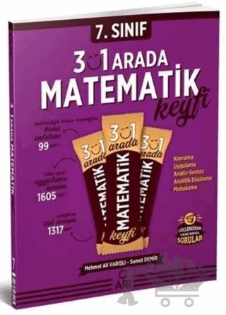 7. Sınıf 3'ü 1 Arada Matematik Keyfi – Kolektif – Arı Yayıncılık kitap kapağı