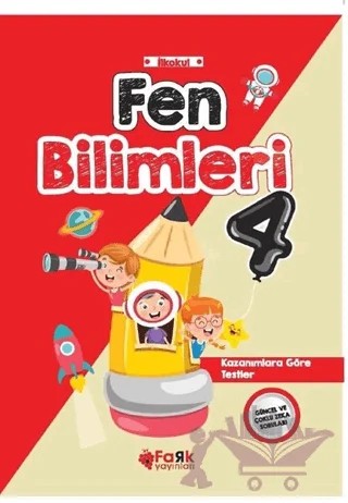 Fen Bilimleri 4 – Veysel Yıldız – Fark Yayınları kitap kapağı