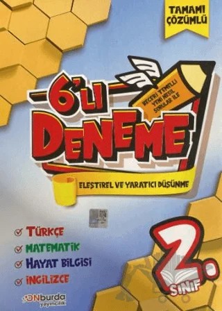 2. Sınıf 6'lı Deneme – Kolektif – ONburda Yayınları kitap kapağı