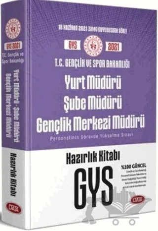 2021 GYS Gençlik ve Spor Bakanlığı Yurt - Şube - Gençlik Merkezi Müdürü Hazırlık Kitabı – Kolektif – Data Yayınları kitap kapağı