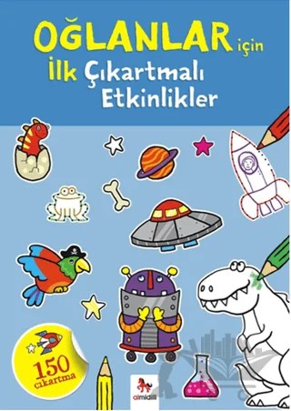 Oğlanlar için İlk Çıkartmalı Etkinlikler – Kolektif – Almidilli kitap kapağı