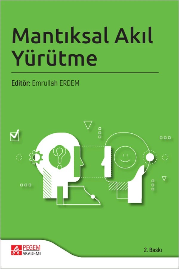 Mantıksal Akıl Yürütme – Pegem Akademi Yayıncılık kitap kapağı