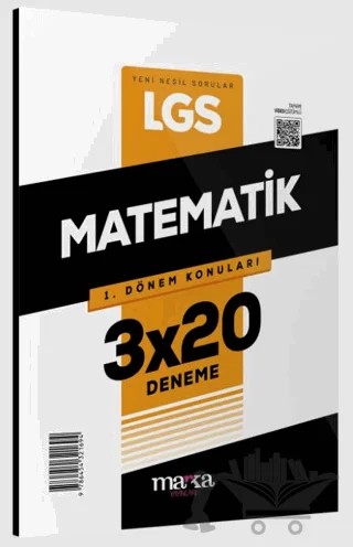 2025 LGS 1.Dönem Konuları Matematik 3 Deneme – Kolektif – Marka Yayınları kitap kapağı