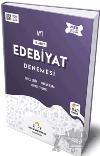 AYT 14 lü Edebiyat Denemesi – Kollektif – Ders Ortamı Yayınları kitap kapağı