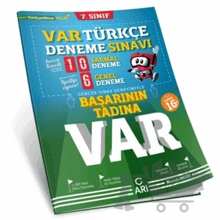 7. Sınıf Türkçe Var Deneme Sınavı – Mustafa Aygün – Arı Yayıncılık kitap kapağı