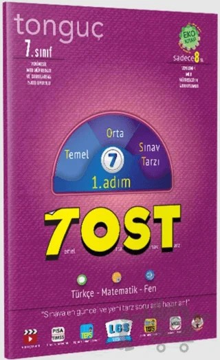 7. Sınıf Tost 1. Adım – Kolektif – Tonguç Akademi kitap kapağı