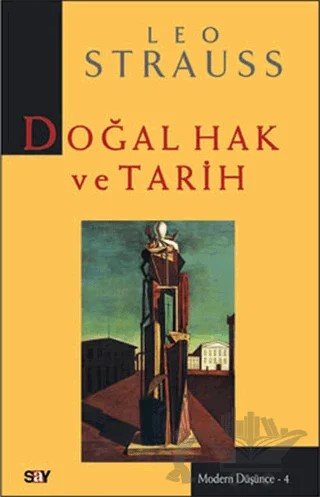 Doğal Hak ve Tarih – Leo Strauss – Say Yayınları kitap kapağı