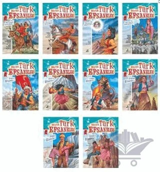 Büyük Türk Efsaneleri (10 Kitap Takım) – Kolektif – Damla Yayınevi kitap kapağı