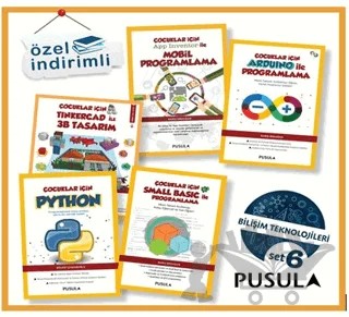 Bilişim Teknolojileri Seti 6 – Bülent Çobanoğlu, Özge Sağlam Şahin, Barış Erdoğan – Pusula Yayıncılık kitap kapağı