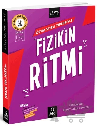 2022 YKS AYT Fizik'in Ritmi Soru Bankası Çözümlü – Ahmet Atilla Yılmazer, Ümit Akıncı – Arı Yayıncılık kitap kapağı