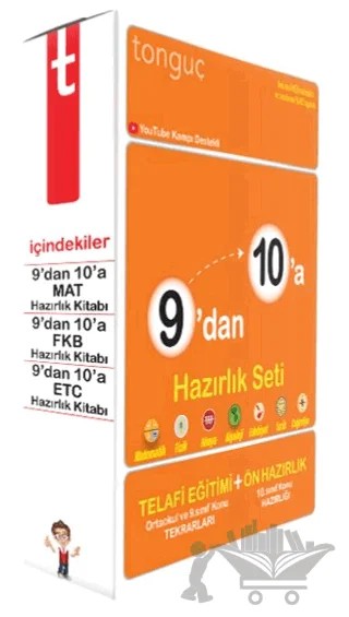 9'dan 10'a Hazırlık Seti – Kolektif – Tonguç Akademi kitap kapağı