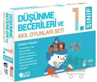1. Sınıf Düşünme Becerileri ve Akıl Oyunları Seti – Kolektif – Teas Press kitap kapağı